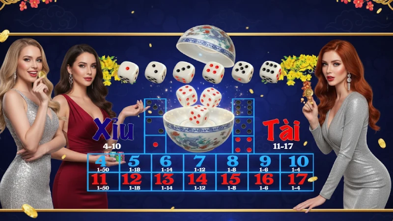 Tài Xỉu Xí Ngầu - Trải Nghiệm Trò Chơi May Rủi Hấp Dẫn Nghệ Thuật Phán Đoán Ba Viên Tài Xỉu Xí Ngầu